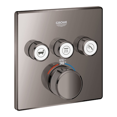 Grohe Grohtherm Smartcontrol Triple Function Therm Trim, Gray 29142A00